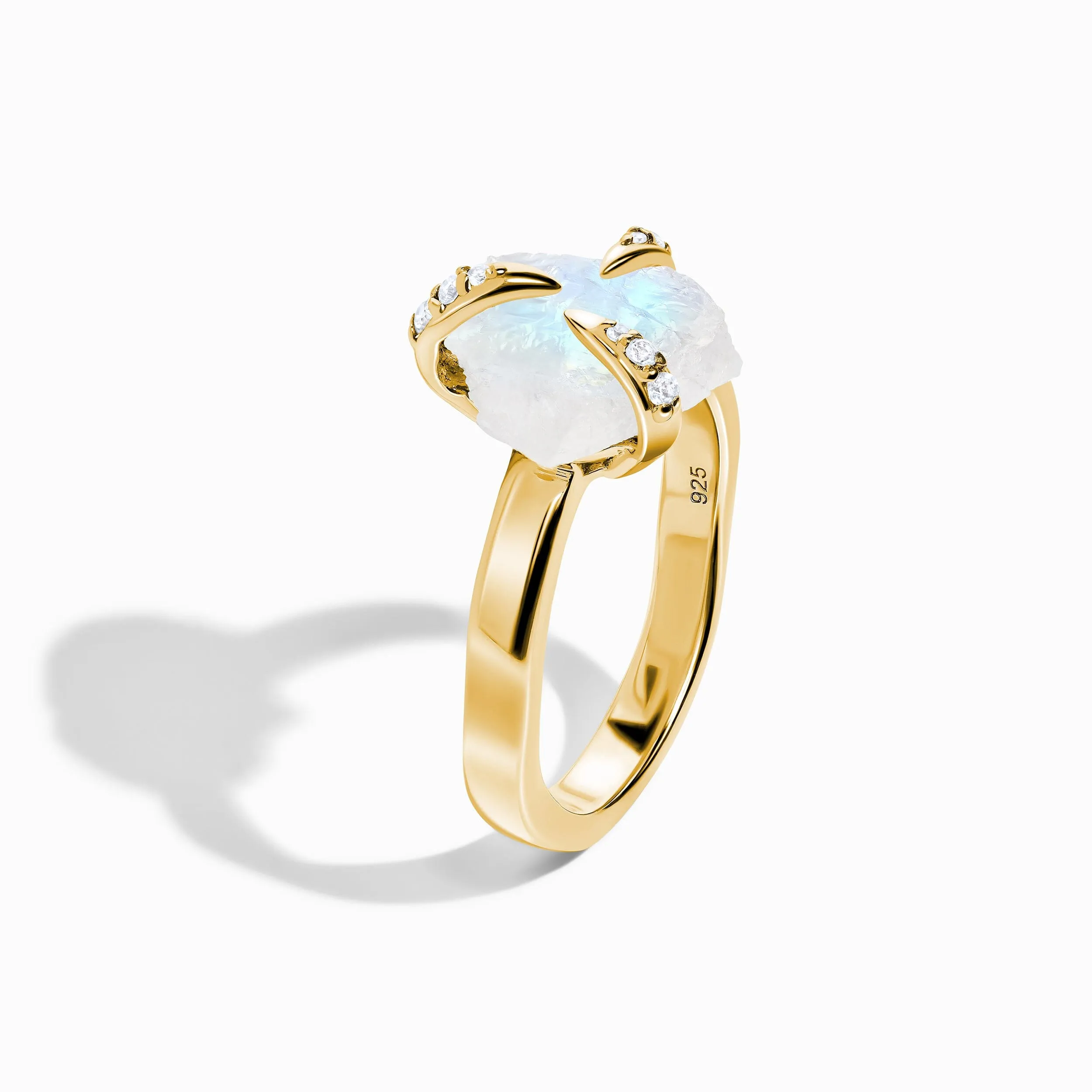 Raw Crystal Ring - Halcyon