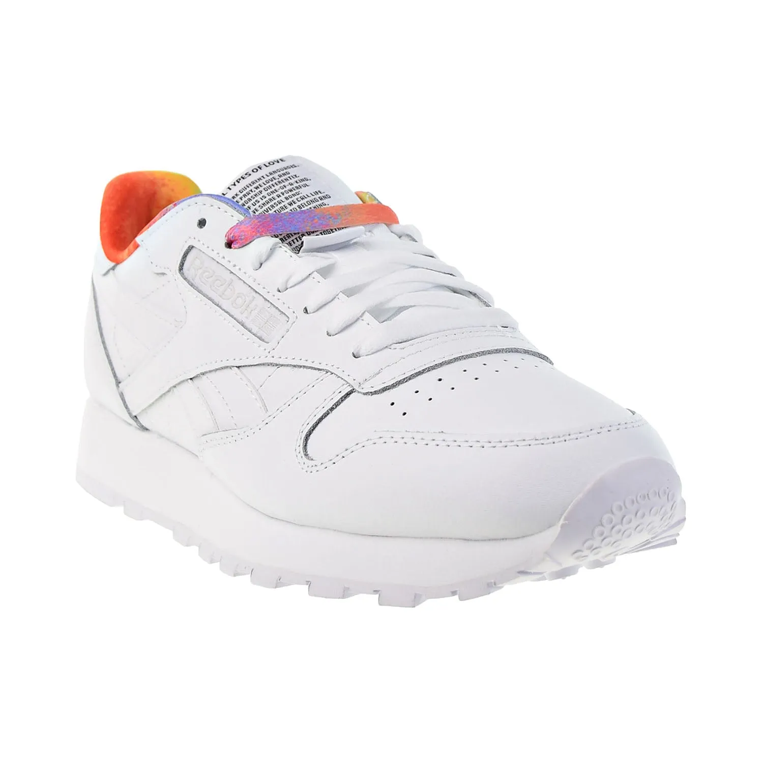 Reebok Classic Leather Pride Men's Shoes White-Multicolor