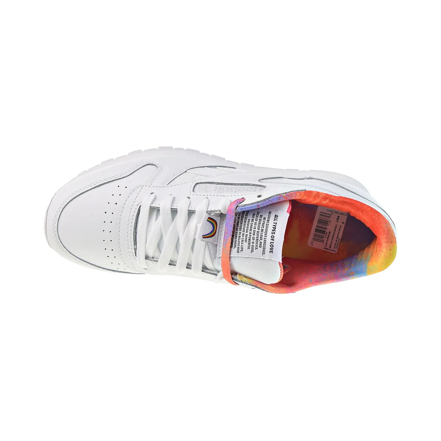 Reebok Classic Leather Pride Men's Shoes White-Multicolor