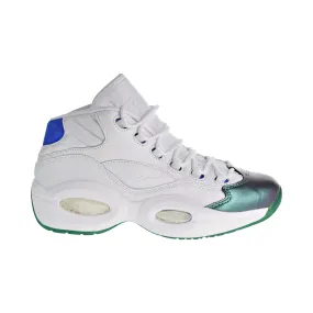 Reebok Question Mid Curren$y "Jet Life" Men's Shoes Stem Green/Vital Blue/White