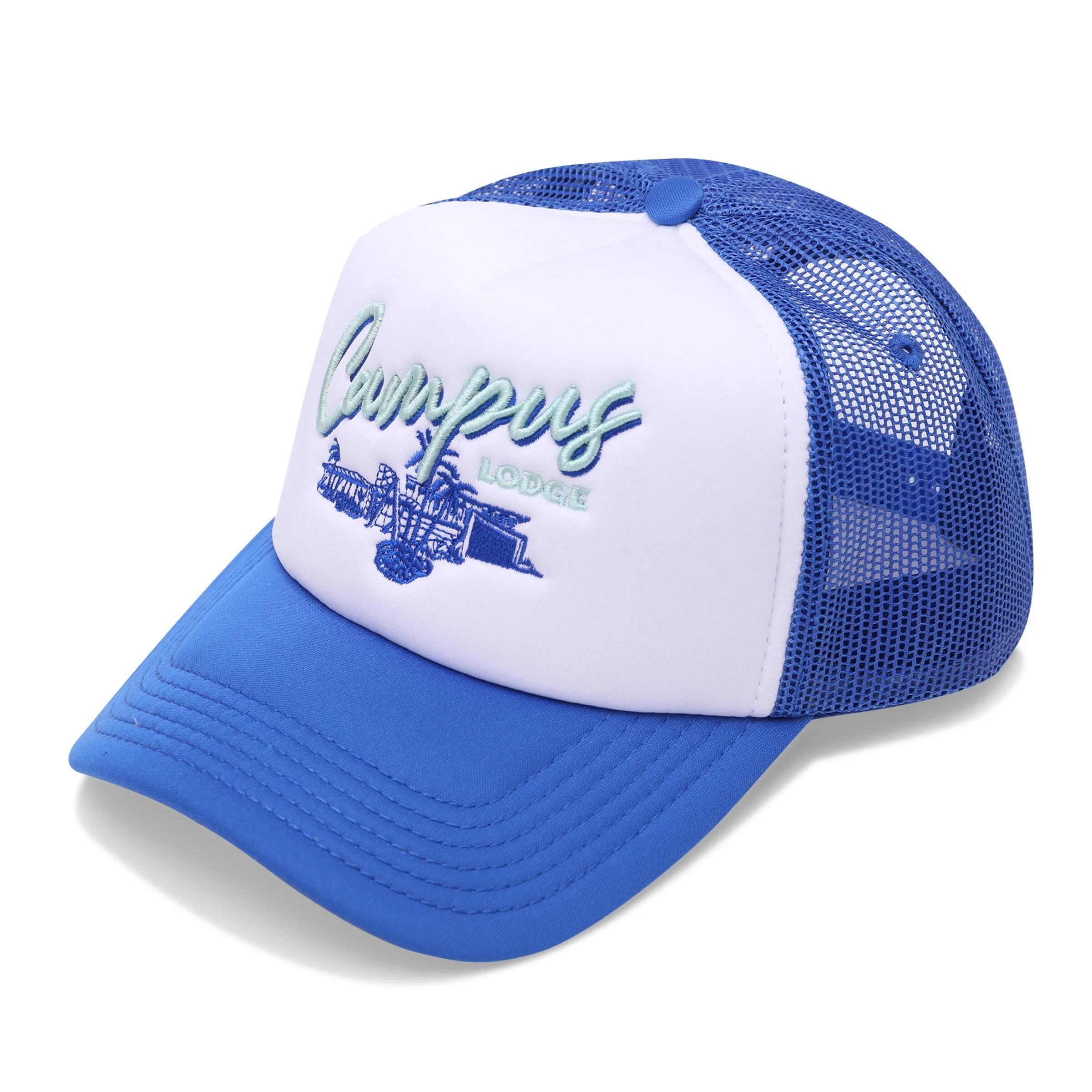 Resort Trucker Hats Blue