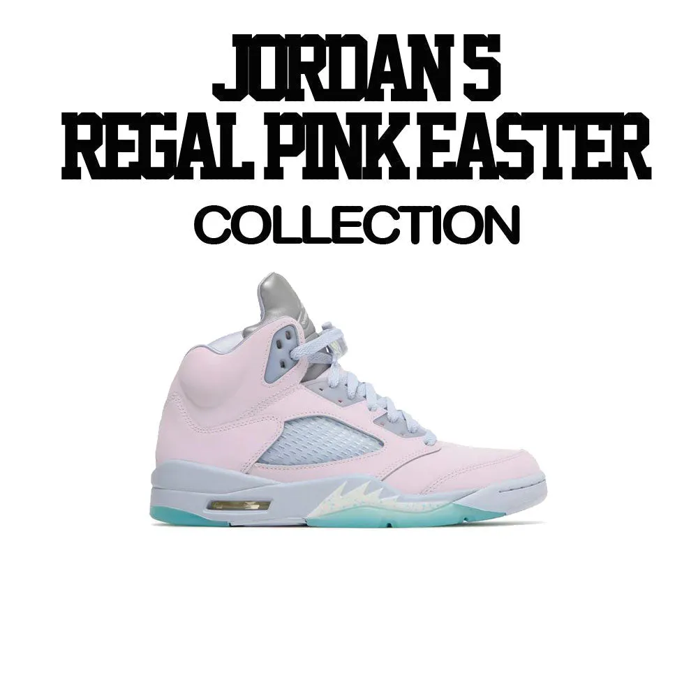 Retro 5 Regal Pink Easter Second Nature Shirt