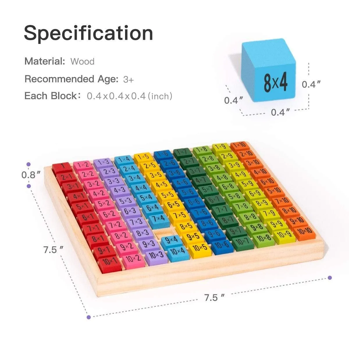 Robotime Wooden Montessori Educational Toys Gift For Children Kids Early Learning Shape Sorting Game Match Board