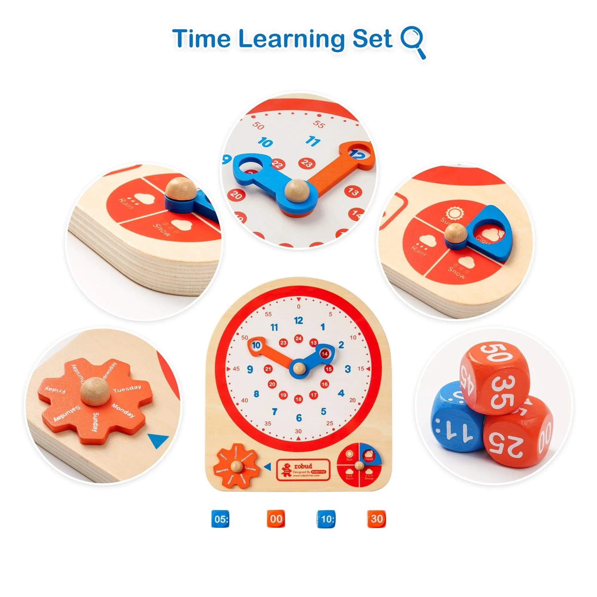 Robotime Wooden Montessori Educational Toys Gift For Children Kids Early Learning Shape Sorting Game Match Board