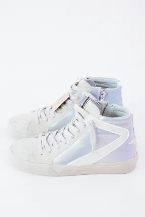 Rooney High Top Star Sneaker, Metallic Aqua | ShuShop