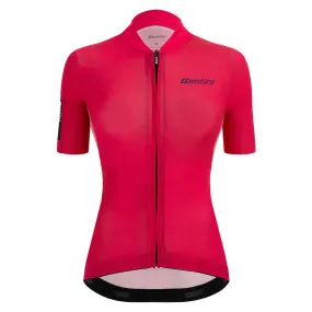 Santini Womens Delta Kinetic Jersey - Raspberrry