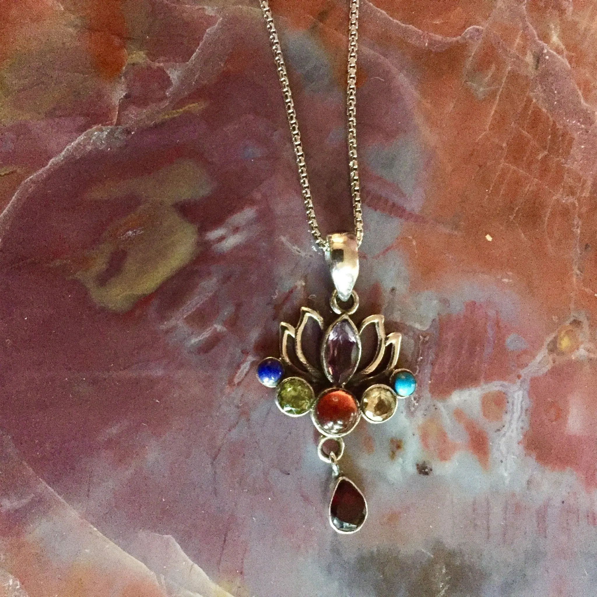 Serenity Lotus Chakra Pendant