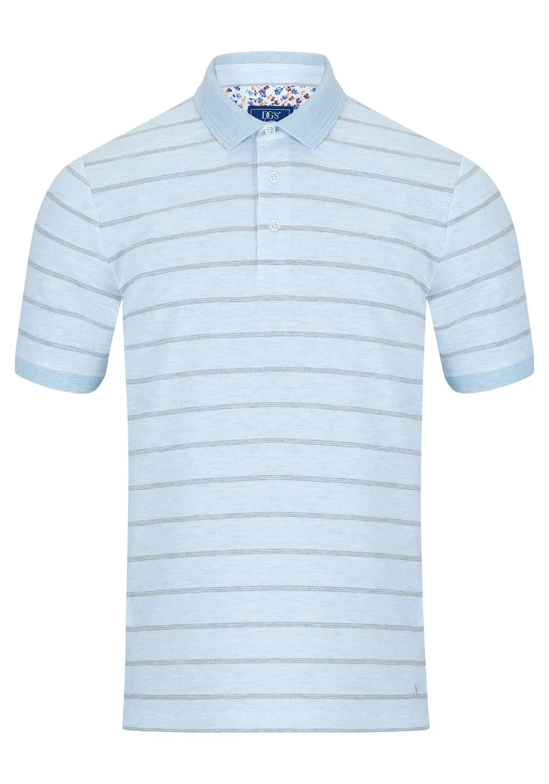 Short Sleeve Polo Shirt - Blue