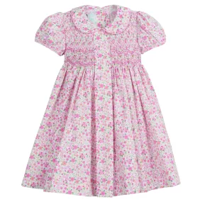 Smocked Bridget Dress - Fairway Floral