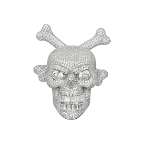 Spinning Skull and Crossbones Pendant