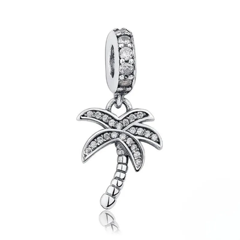 Sterling Silver Dangle Charm DIY Jewelry For Women