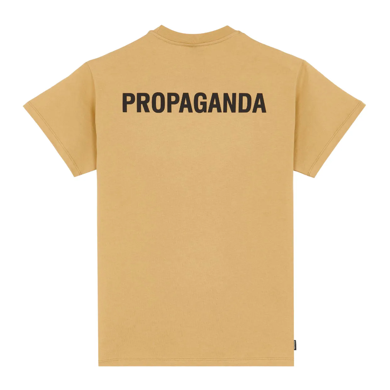 T-shirt Uomo Propaganda Logo Cammello / Nero