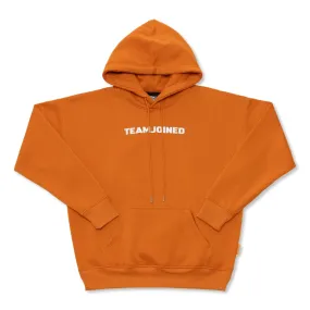 TEAMJOINED JOINED LOGO OVERSIZED HOODIE-ORANGE