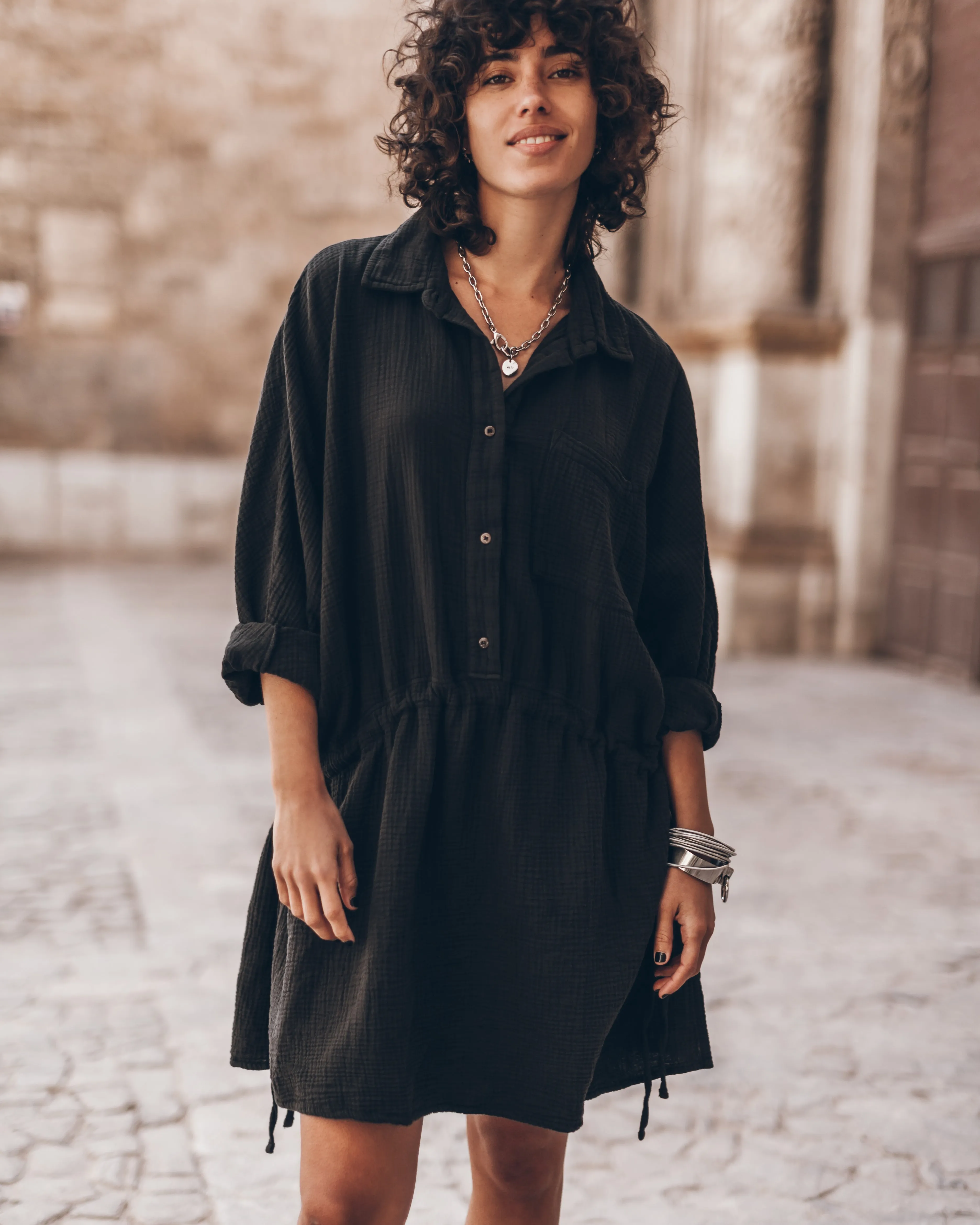 The Black Original Shirt Dress