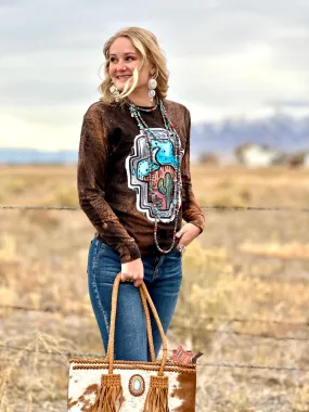 The Desert Nights Long Sleeve Bleached Tee