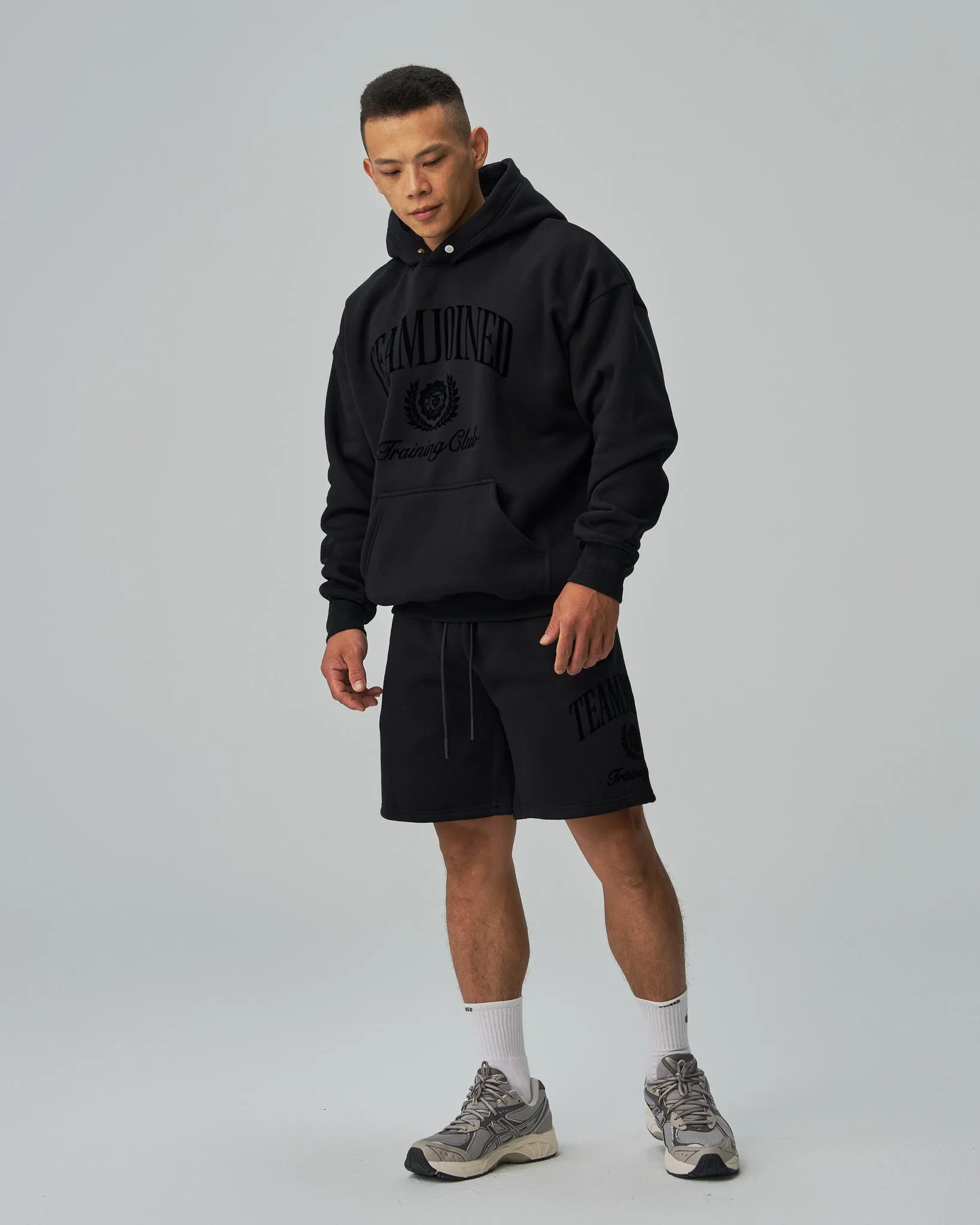 TJTC Flock Badge Oversized Hoodie