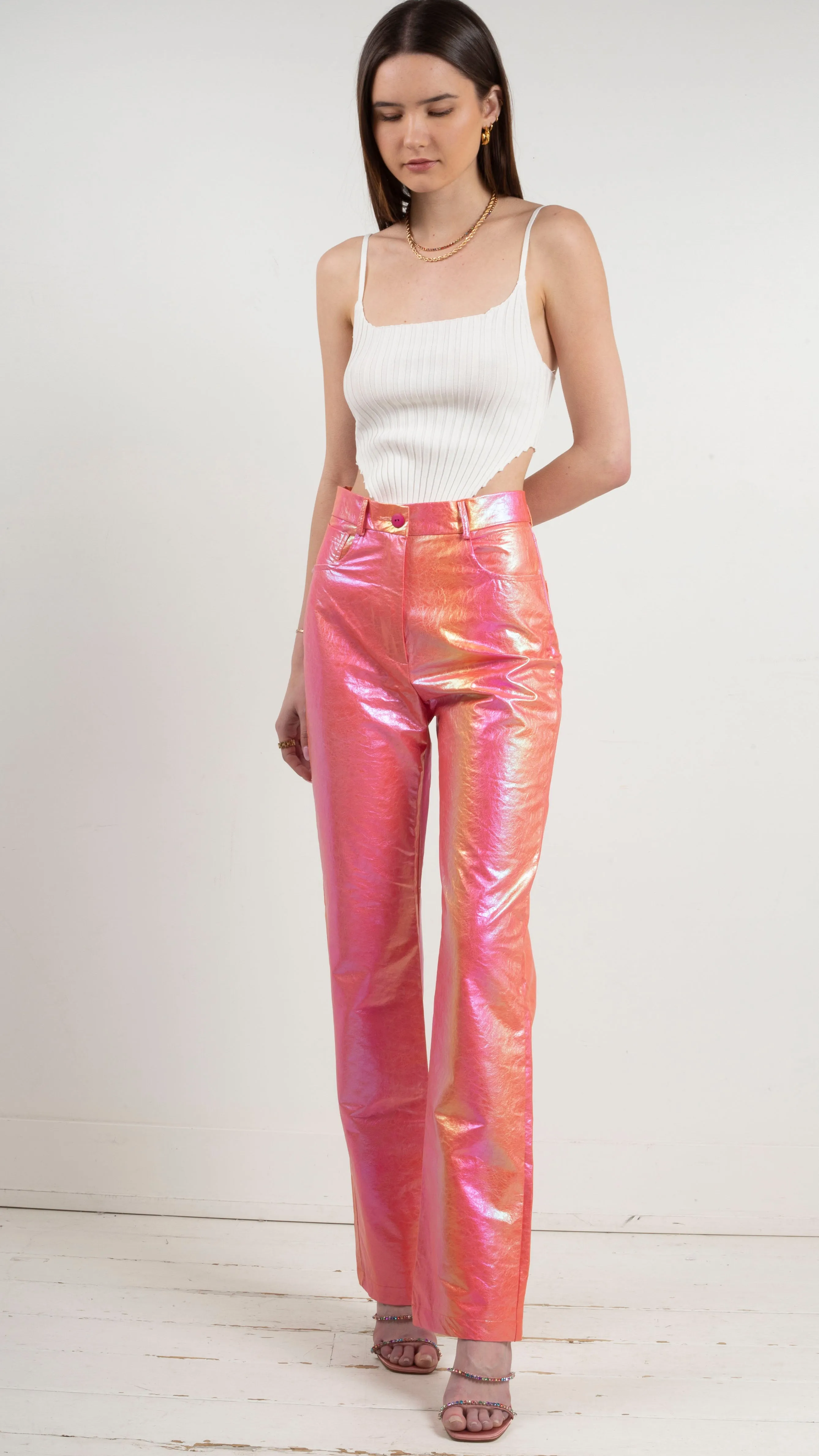 Twiggy Pants - Coral