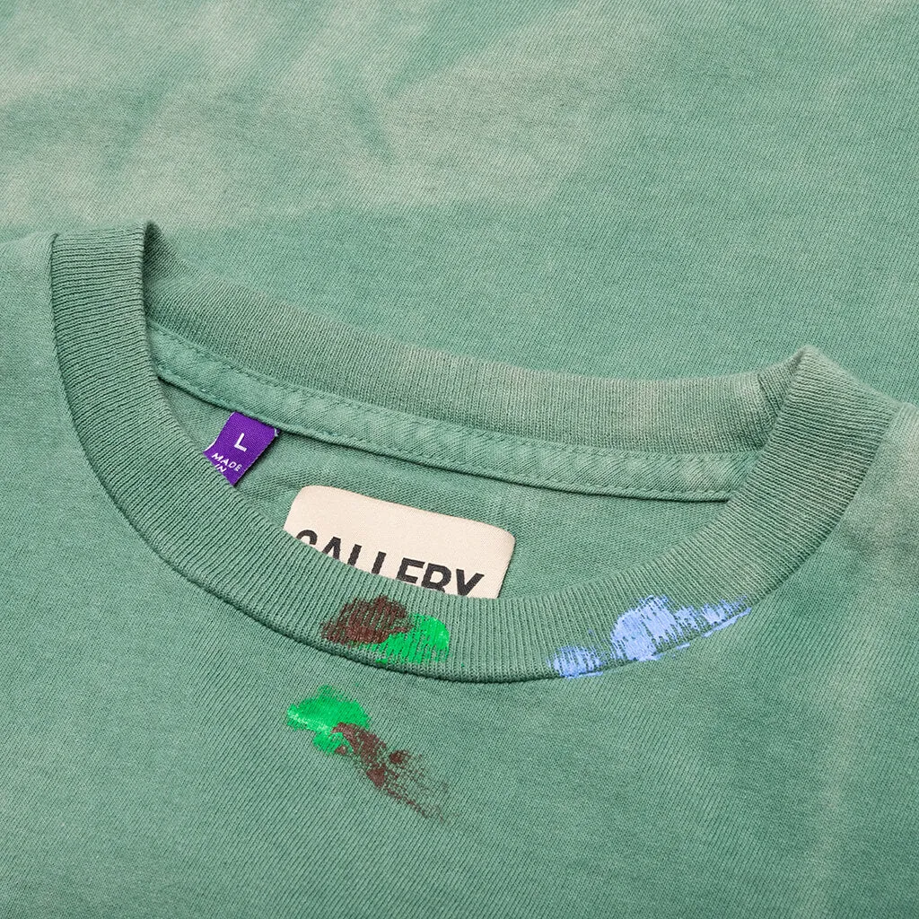 Vintage Logo Painted Tee - Green