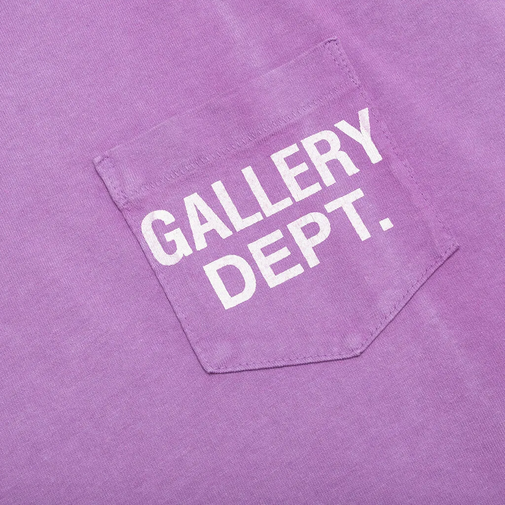 Vintage Logo Painted Tee - Purple