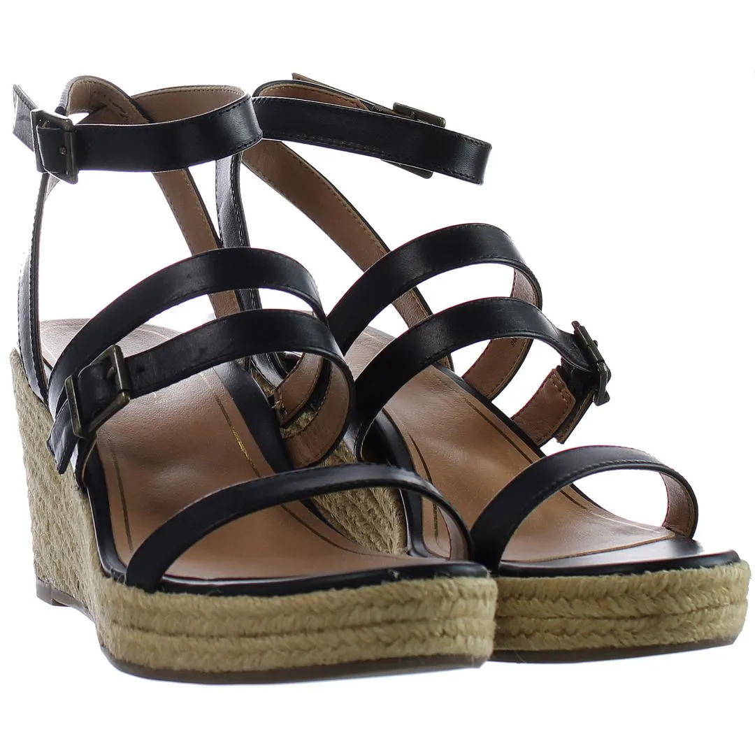 Vionic Sabina Black Womens Wedges