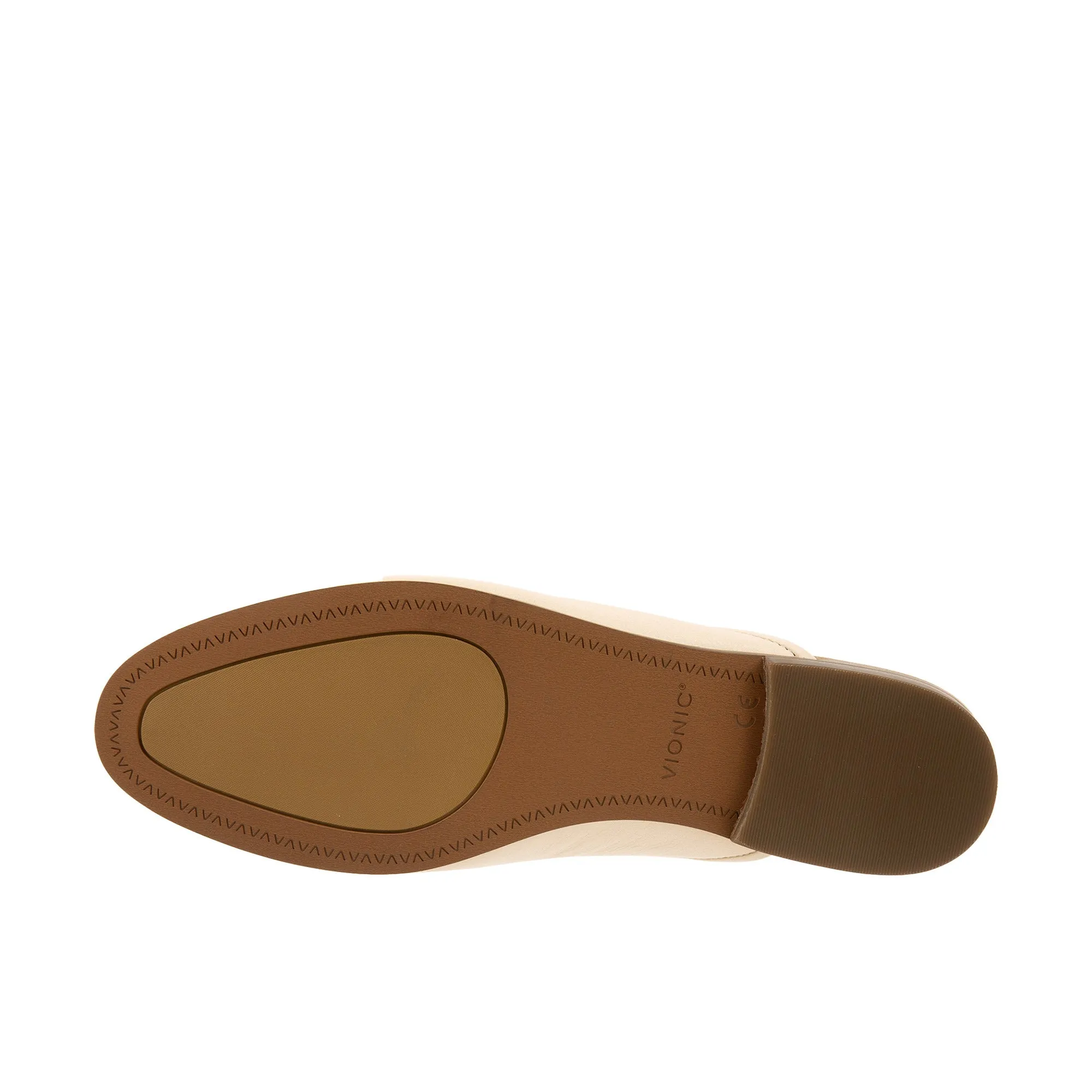 Vionic Womens Willa Flat Mule Cream