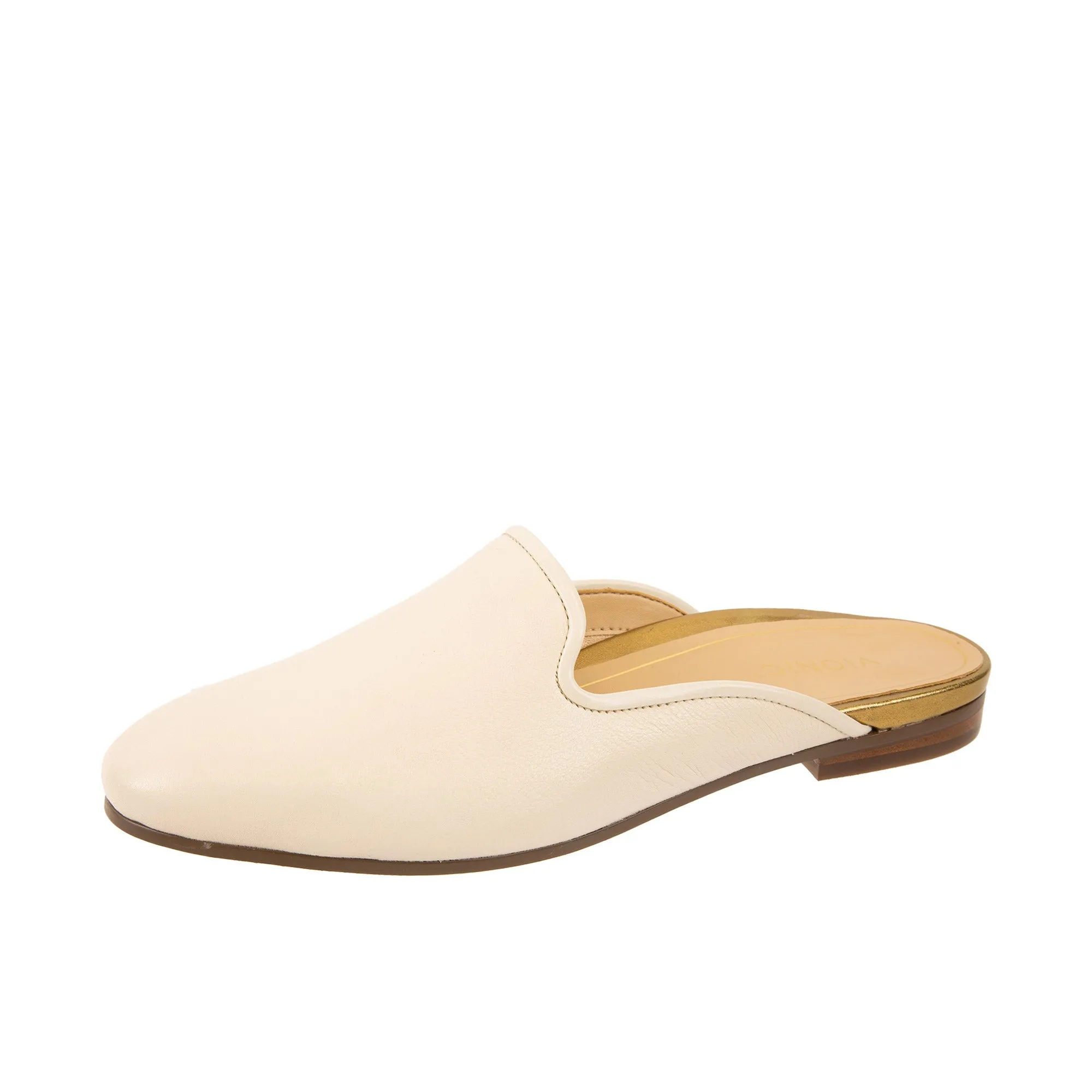 Vionic Womens Willa Flat Mule Cream