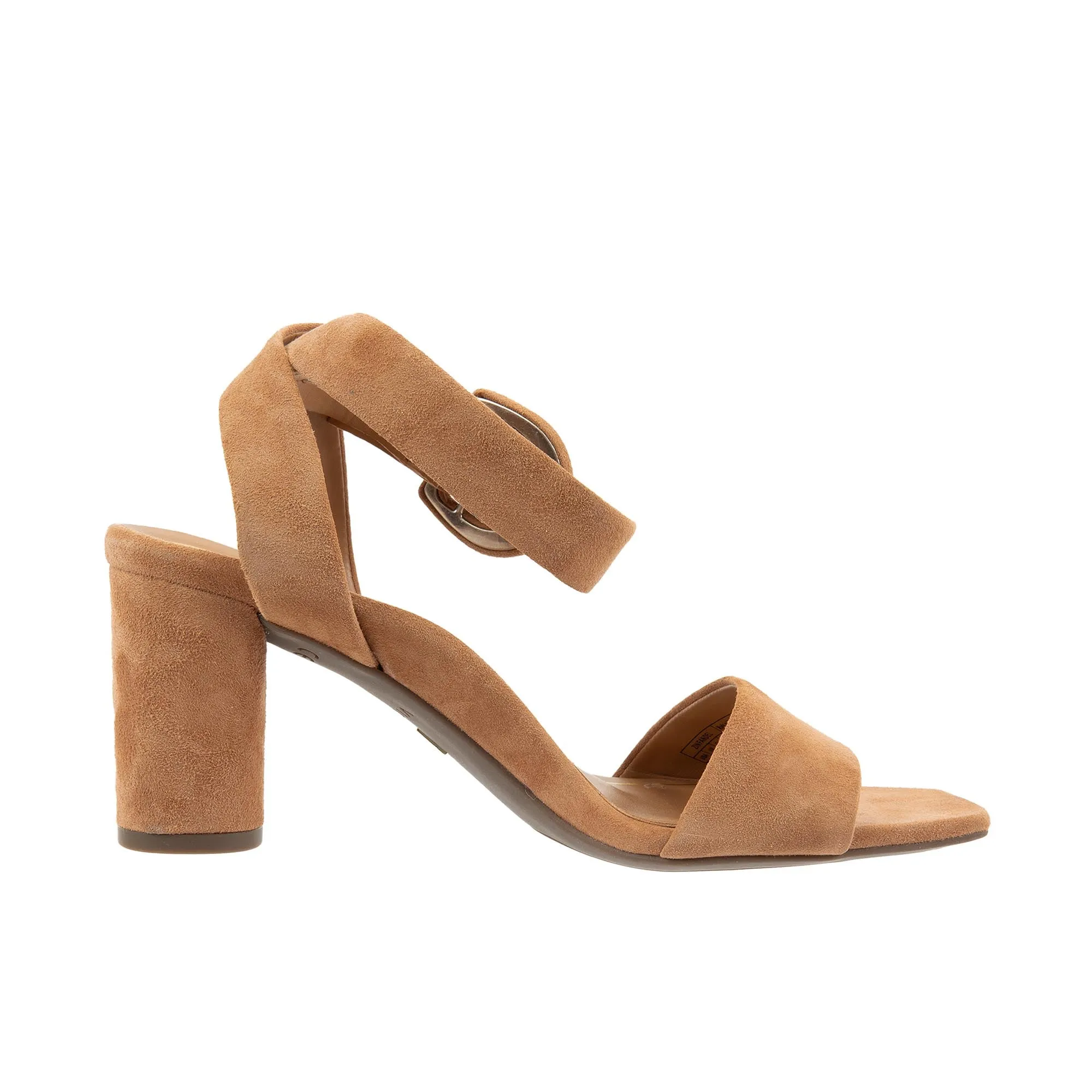 Vionic Womens Zinfandel Block Heel Sandal Camel