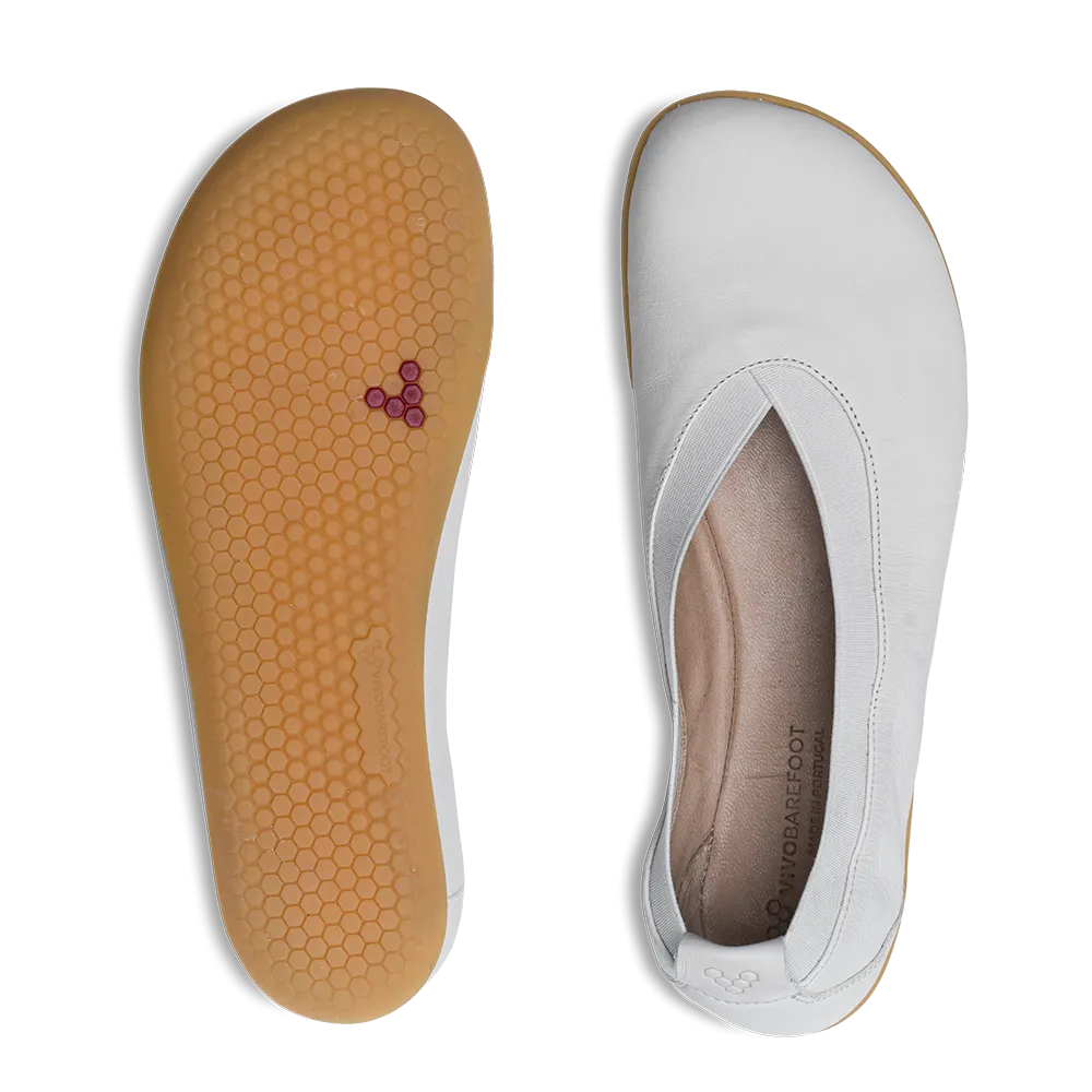 Vivobarefoot Opanka Ballerina Womens Limestone