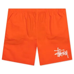 Water Short Big Basic - Bright Orange