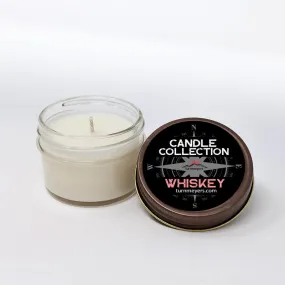 Whiskey Candle Collection 4oz Glass Soy Candle