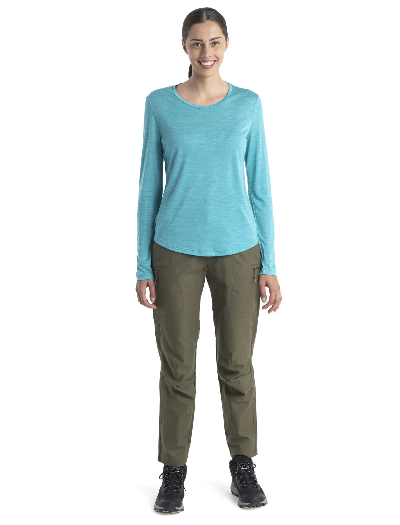 Womens Merino Sphere II Long Sleeve Tee