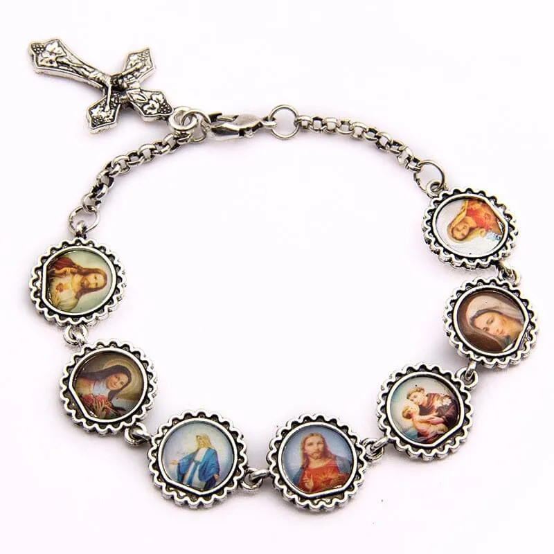 WWJD Heart of Jesus Bracelet