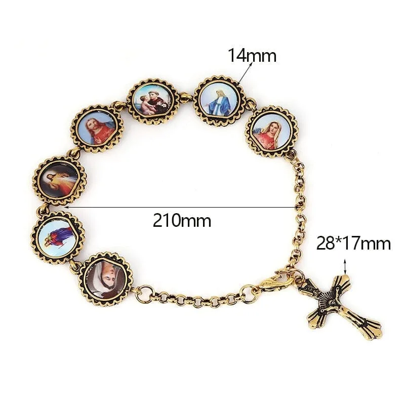 WWJD Heart of Jesus Bracelet