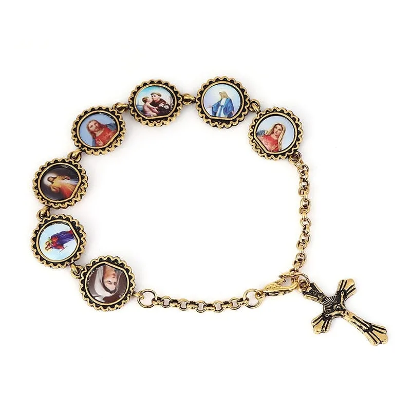 WWJD Heart of Jesus Bracelet