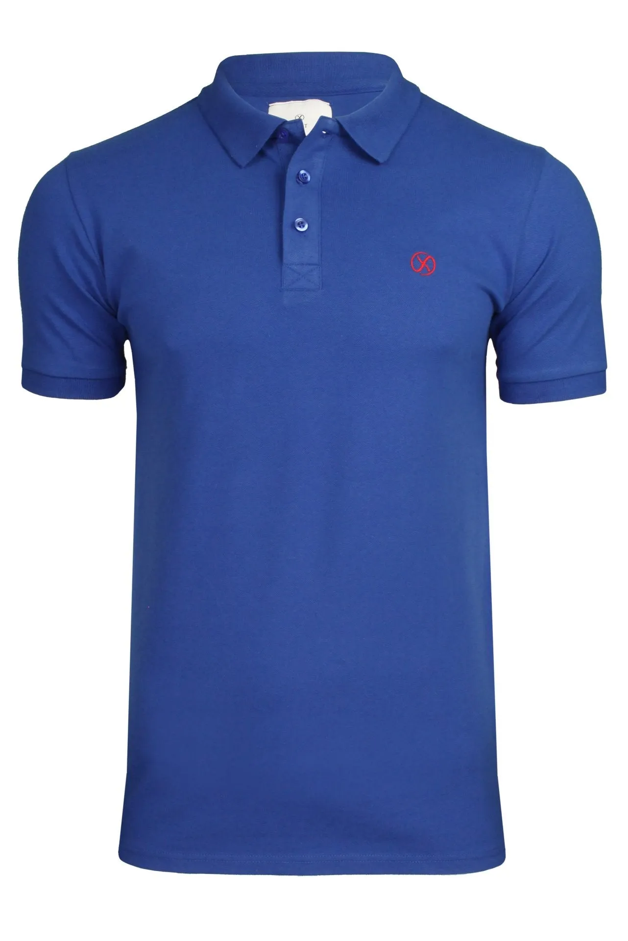 Xact Mens Classic 3 Button Stretch Pique Polo T-Shirt - Short Sleeved