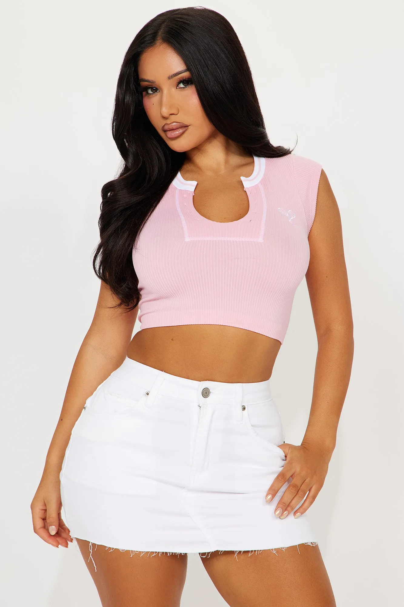 Your Perfect Match Seamless Tee - Pink